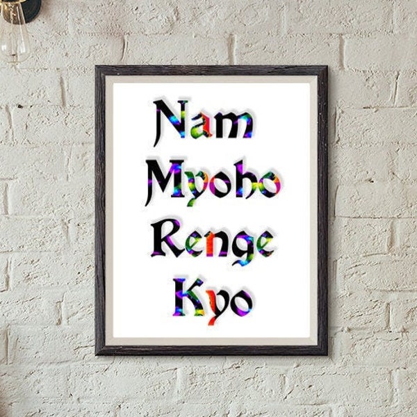 Nam Myoho Renge Kyo - Etsy