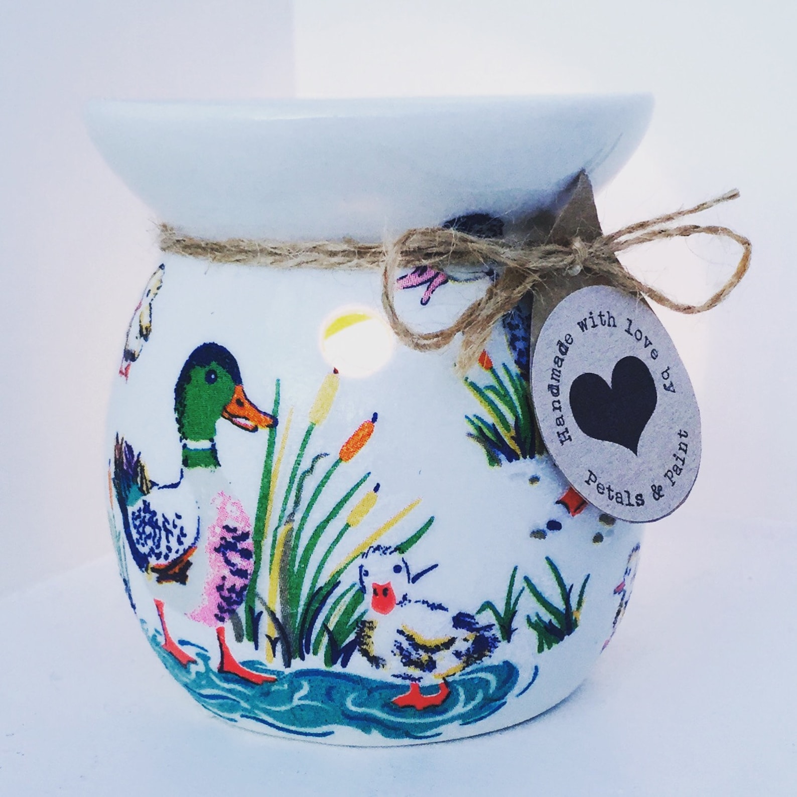 Handmade Cath Kidston Ducks Wax Oil Burner Etsy