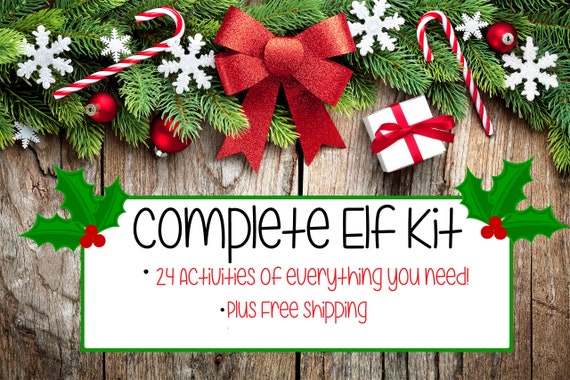 Elf Kit 2021. Complete Elf Kit. Elf Activities. Christmas Elf