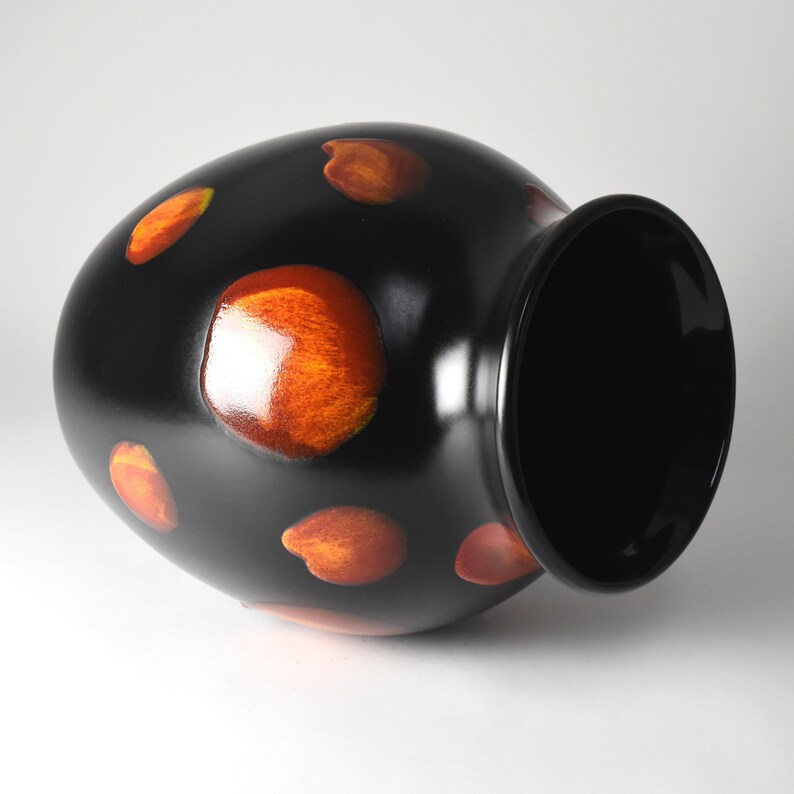 Vintage Poole Pottery 10 Galaxy Living Glaze Vase c1980s Etsy