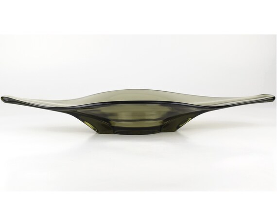 Vintage Mid Century Viking Glass Epic Line 1232 20 - Viking Epic Glass Bowl Vintage Mid Century Viking Glass Epic Line 1232 20 - Viking Epic Glass Bowl