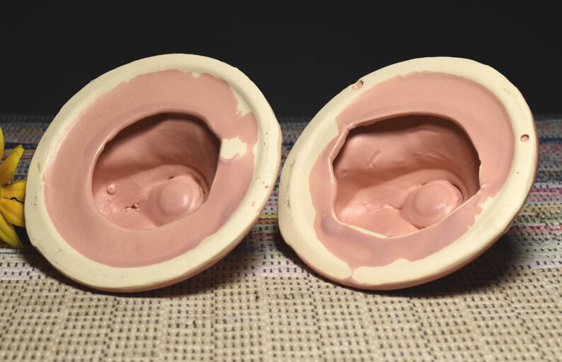 Vintage McCoy Pottery Matte Pink 5 14 Lily Bud Line candle holders c1940s