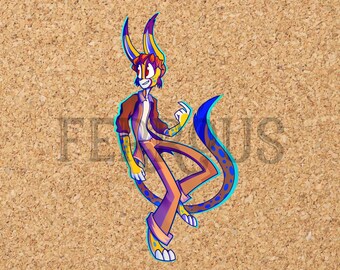 DreamKeepers Bobby Sticker - Web Comic Stickers - Furry Community - Anthro Decals DK043