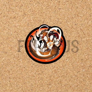 DreamKeepers Small Bast Sticker - Web Comic Stickers - Furry Community - Anthro Decals DK021