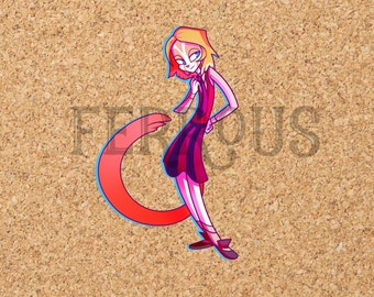 DreamKeepers Jeneviv Sticker - Web Comic Stickers - Furry Community - Anthro Decals DK046