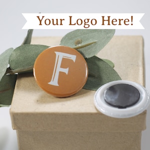 Custom Magnets - Your Logo Here Fridge Magnet - Organizational Magnet - White Board Magnet
