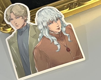 Monsters - Griffith and Johan Sticker