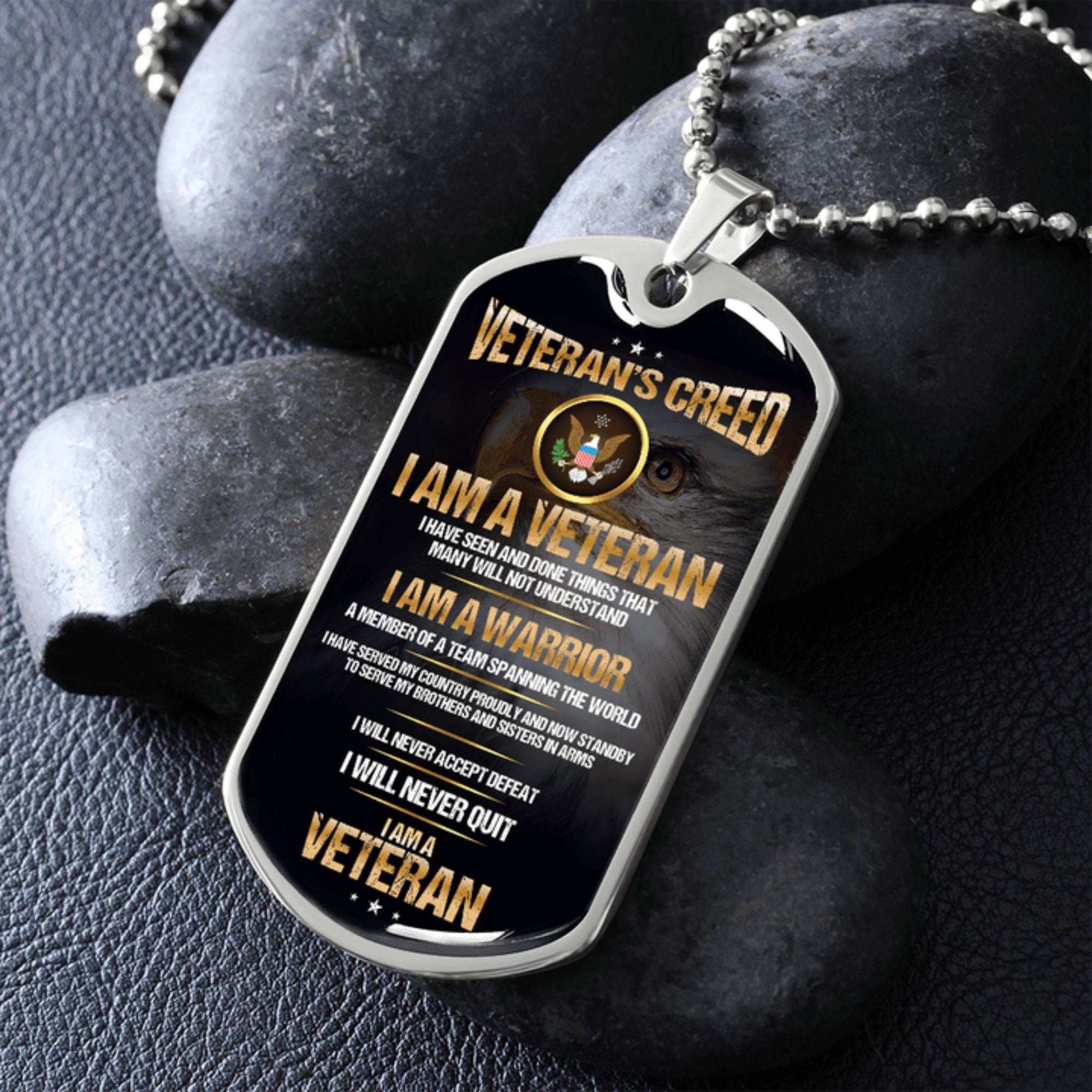 Veteran Dog Tag Veterans Day Gift Army Gift Military Dog Etsy