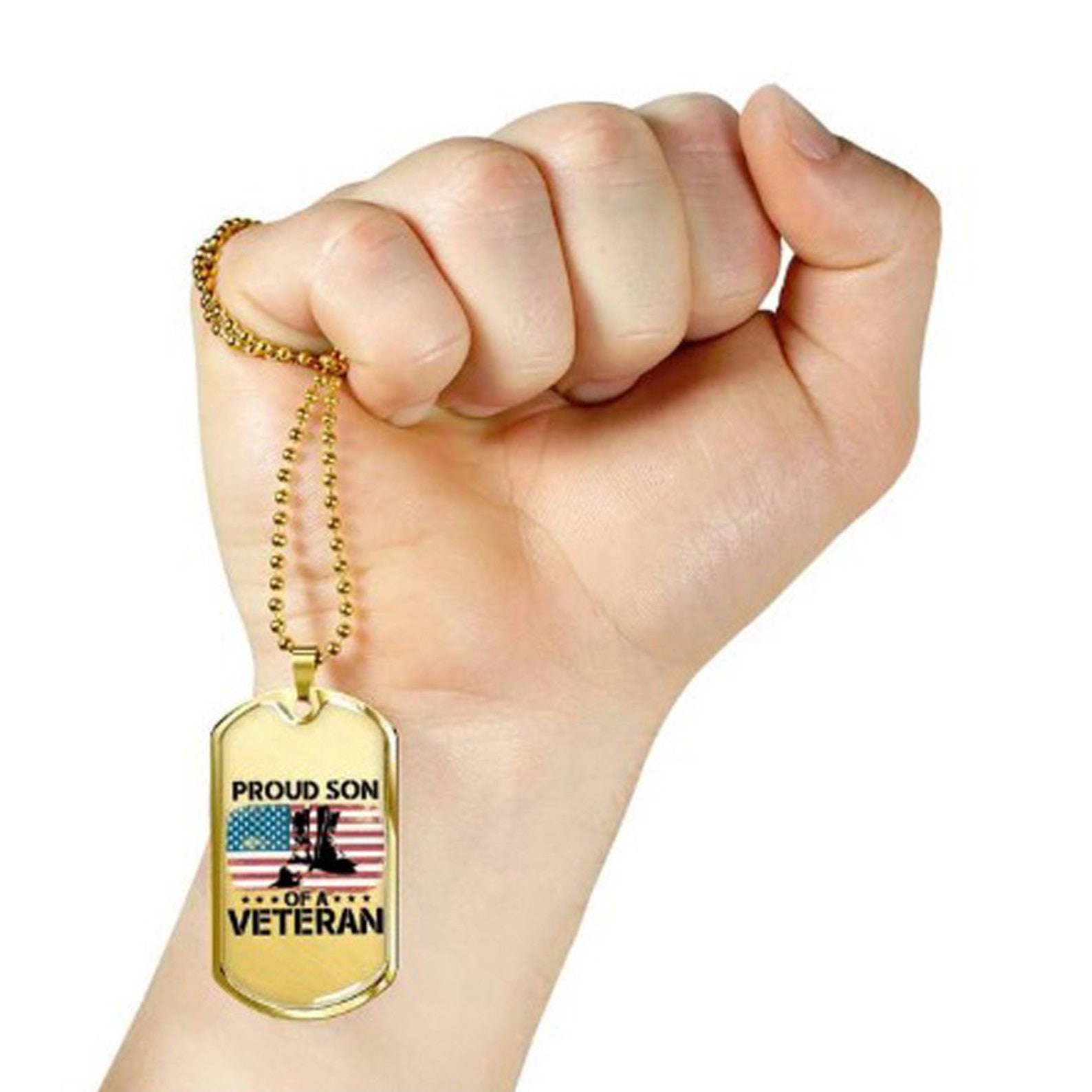 Veteran Necklace Gift for Veteran Luxury Dog Tag Gift for Etsy