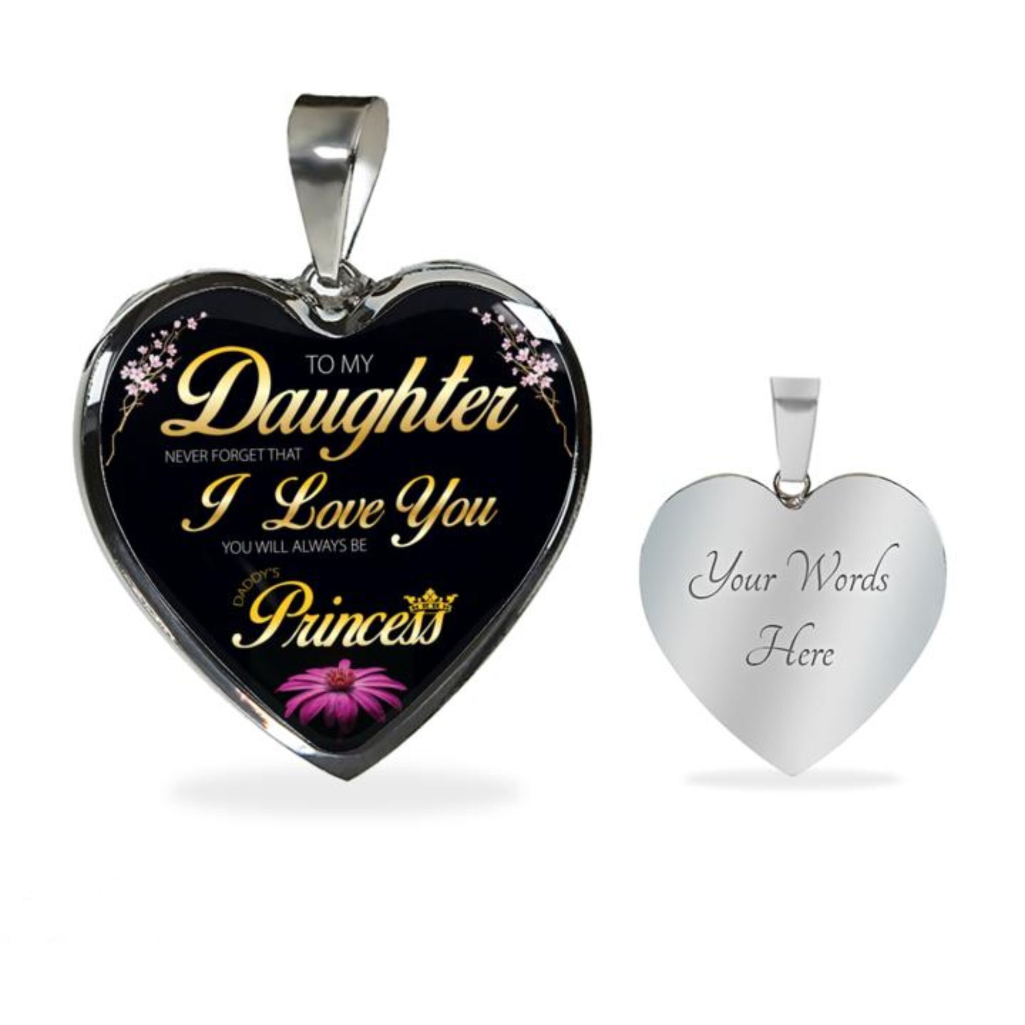 Daughter Necklace From Dad Father Daughter Gift Daughter Etsy UK