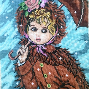 Gobelin, Embroidery, Handmade, Finished needlepoint, Handmade Gobelin, Tina, Arras, Hand Embroidered, Tapestry, Gobelin, wall decor