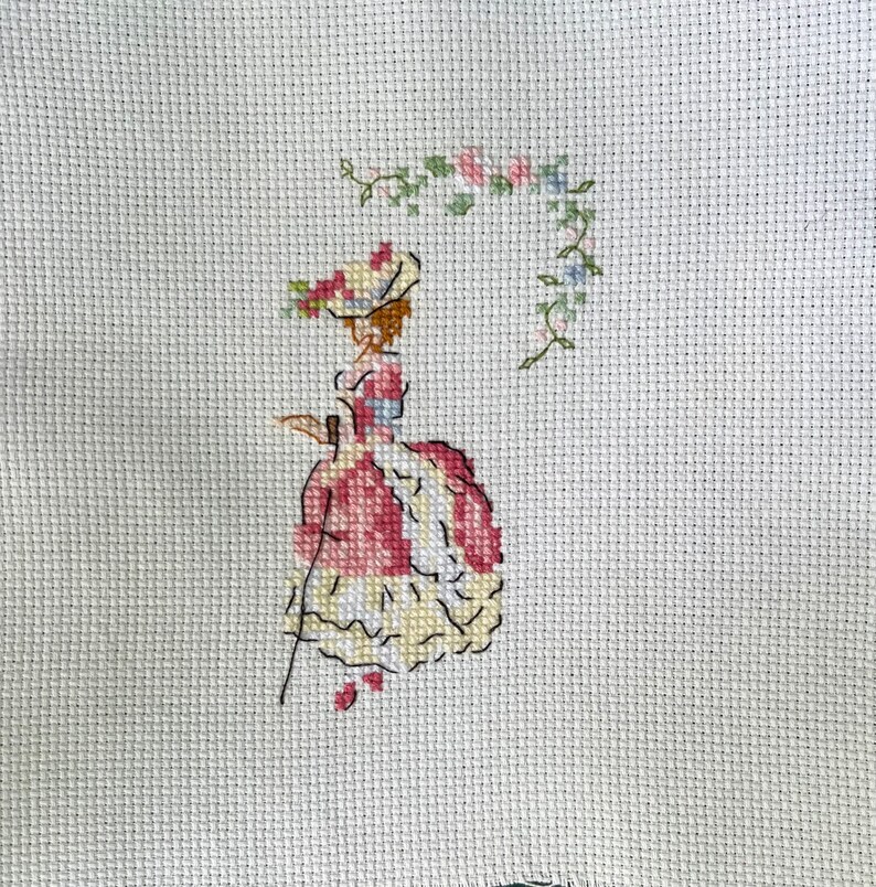Cross Stitch, Gobelin, Embroidered Handmade Gobelin, Arras, Finished