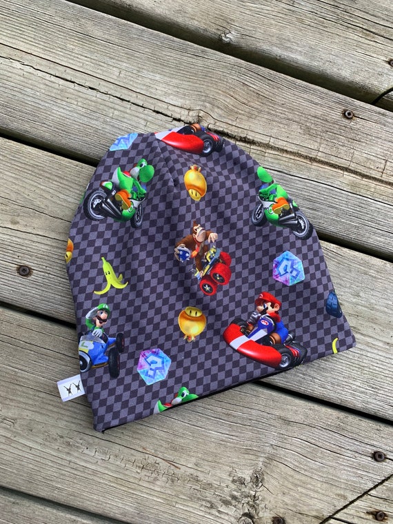 Reversible/ Slouchy Beanie/ Mario 