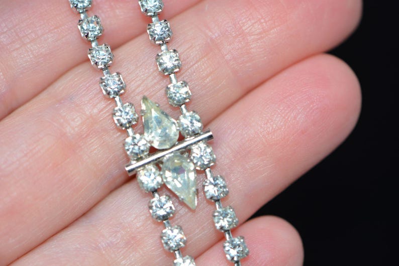 Art Deco Jewelry Earrings Vintage Necklace Bracelet Gift-for-Her Vintage gifts. Vintage 50s Jewelry Sterling Silver Set