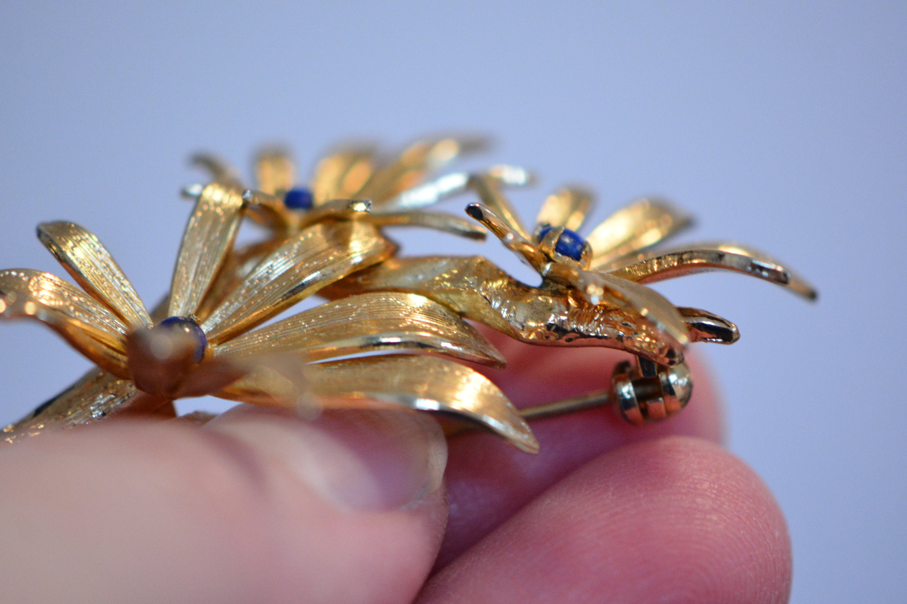 Vintage Rare Grosse Made in Germany 1962-s Flowers Brooch