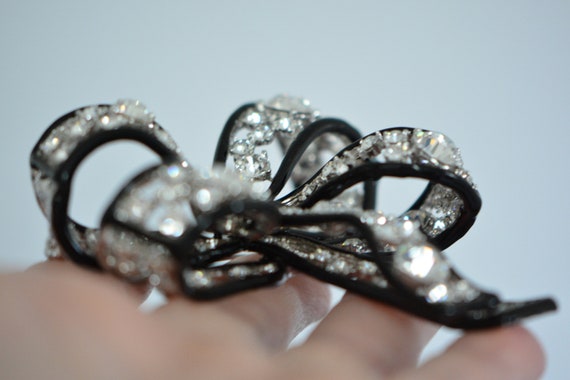 Vintage KJL Large Bow 3D Brooch/Pin, Gifts for He… - image 5