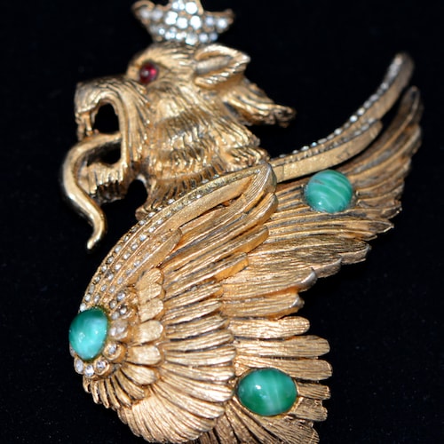 Vintage Rare Grosse Made in Germany 1962-s Flowers Brooch