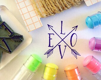 Love Arrow Rubber Stamp for Stamping Crafting Journals Planner Mail Postcard Dairy Gift Decorative