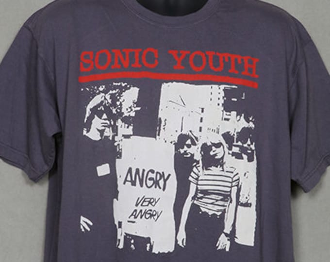 Sonic Youth Tshirt Vintage Rare Tee Shirt Kim Gordon Etsy
