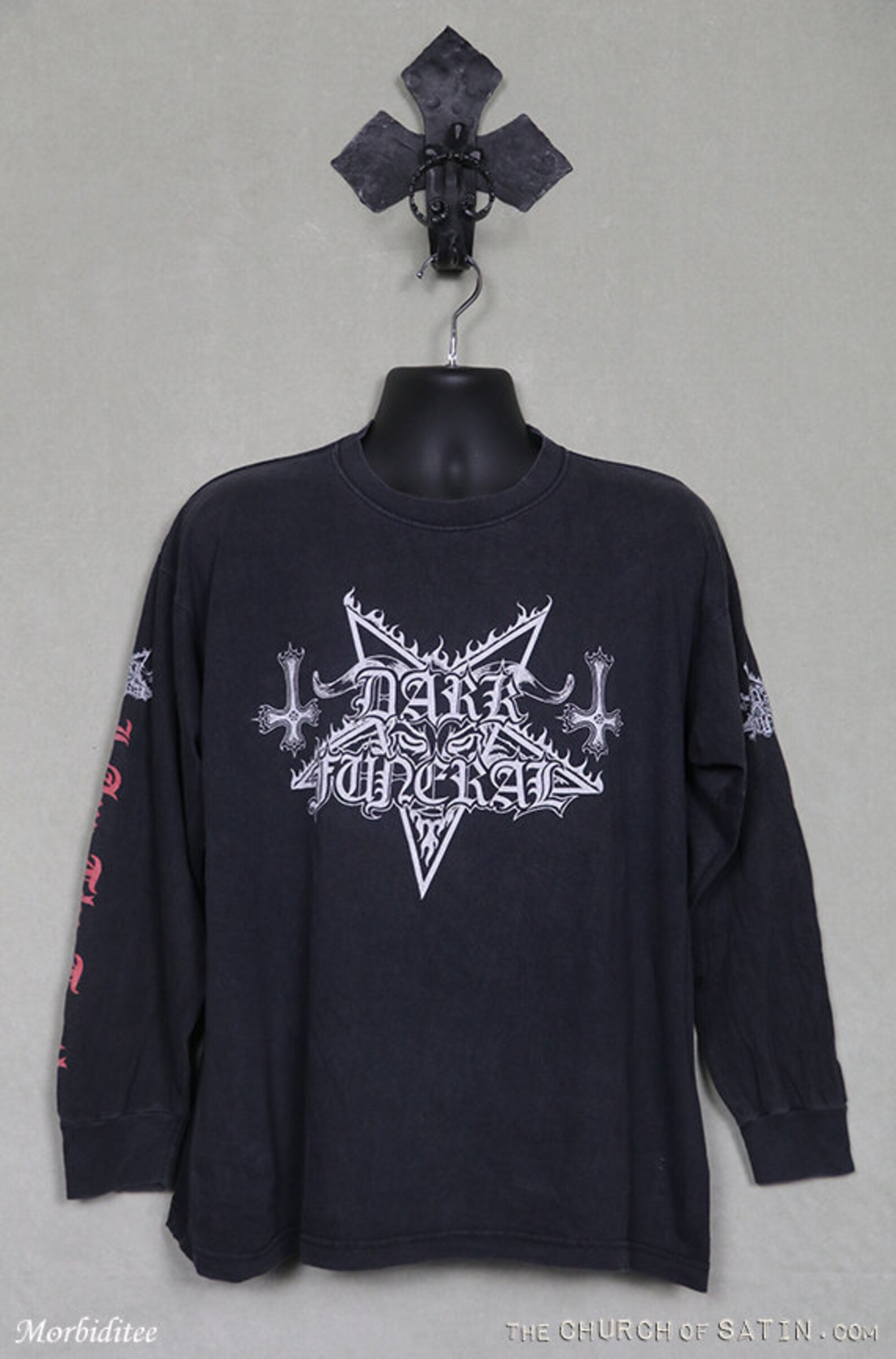 black funeral shirt