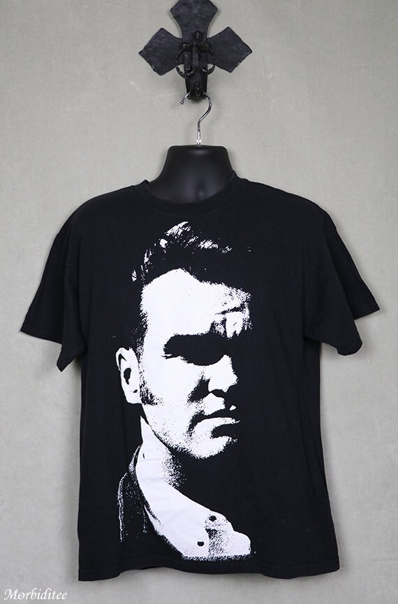 Morrissey t-shirt, vintage rare black tee shirt, T