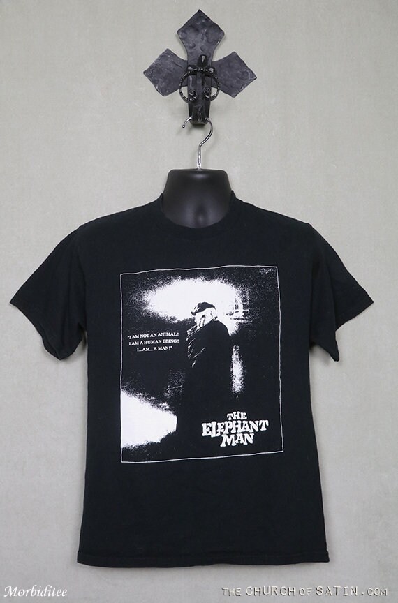 The Elephant Man movie T shirt, vintage rare faded