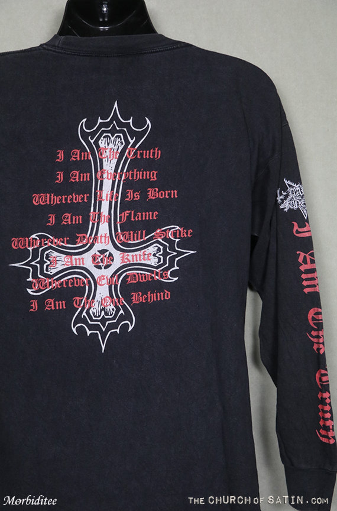 black funeral shirt
