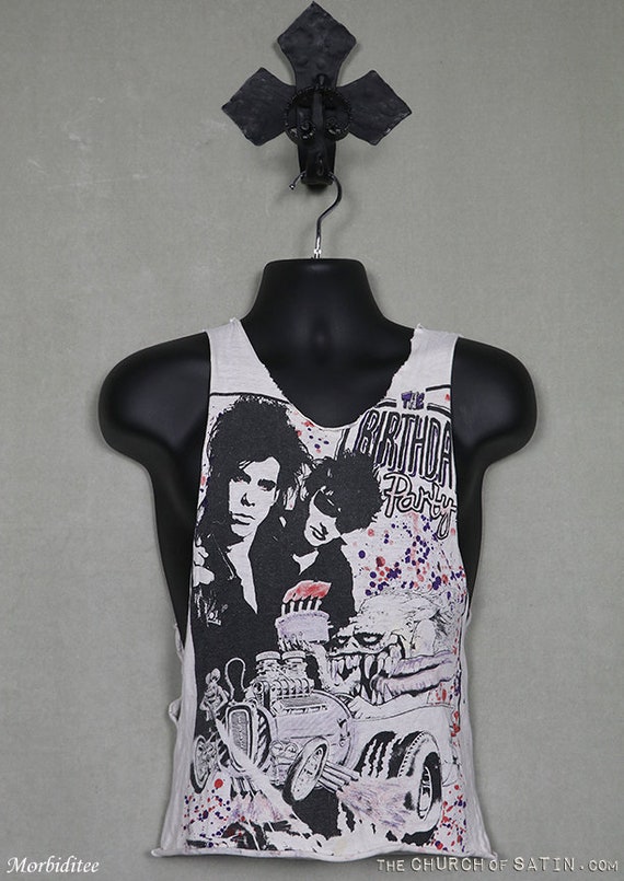 The Birthday Party shirt, Nick Cave t-shirt, vinta