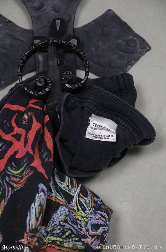 Suffocation shirt, black metal t-shirt Immolation Can… - Gem