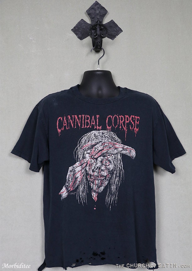 Cannibal Corpse shirt vintage rare black metal t-shirt | Etsy