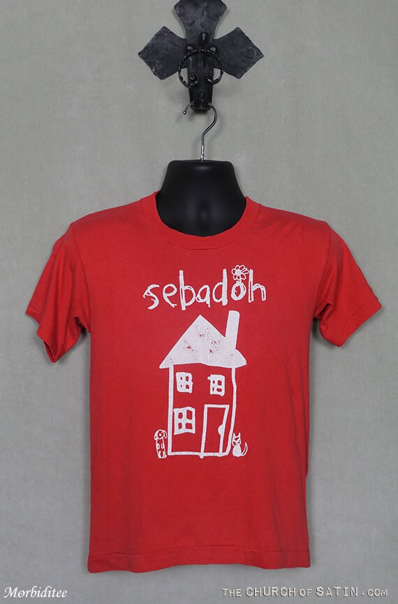 Sebadoh t-shirt, vintage rare soft thin red tee sh