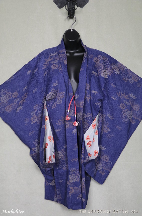 Vintage Silk Haori Kimono Jacket Coat or Short Robe or - Etsy