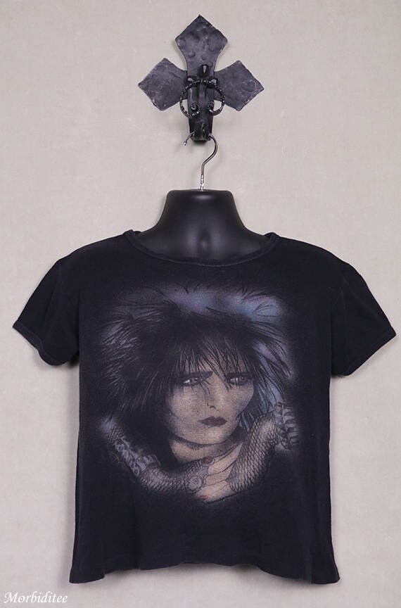 Siouxsie t-shirt, 1980s vintage rare tee shirt, Si