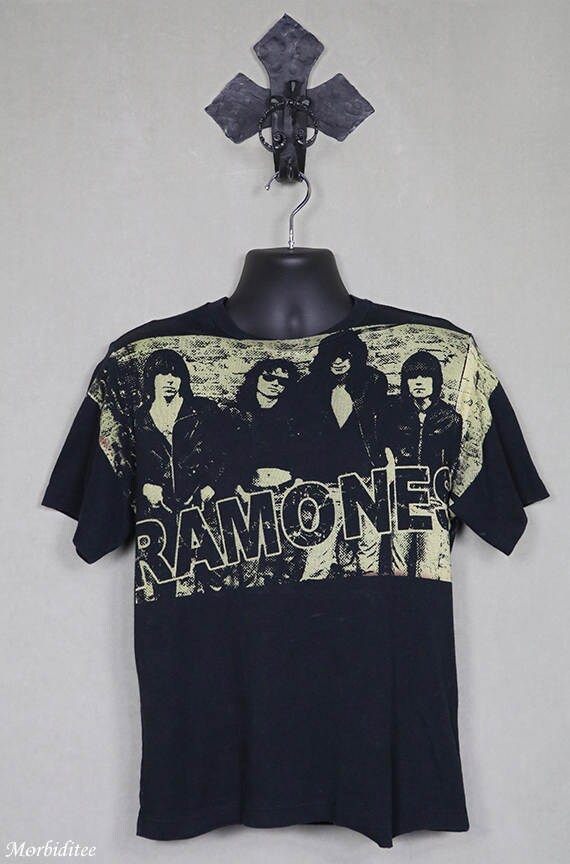 The Ramones t-shirt, vintage rare tee shirt, black