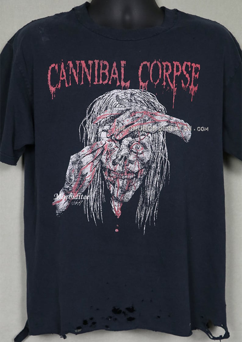 cannibal corpse old logo t shirt