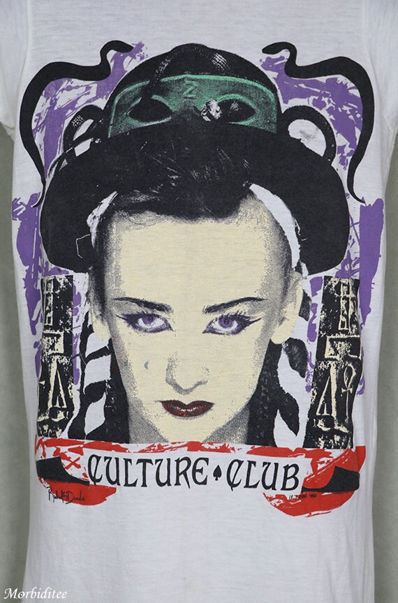 Culture Club lang T-shirt vintage 