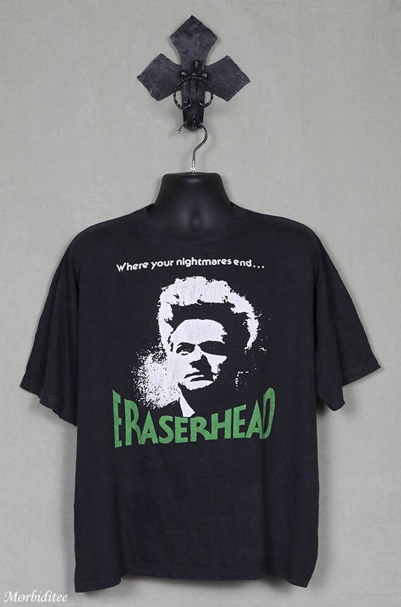 Eraserhead movie T shirt vintage rare faded black tee David Etsy