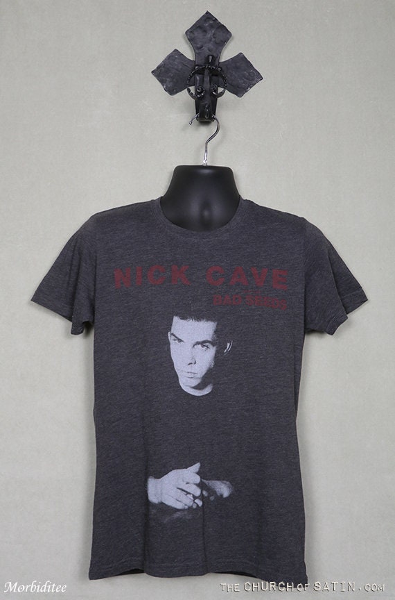 Nick Cave t-shirt, vintage rare soft faded black t