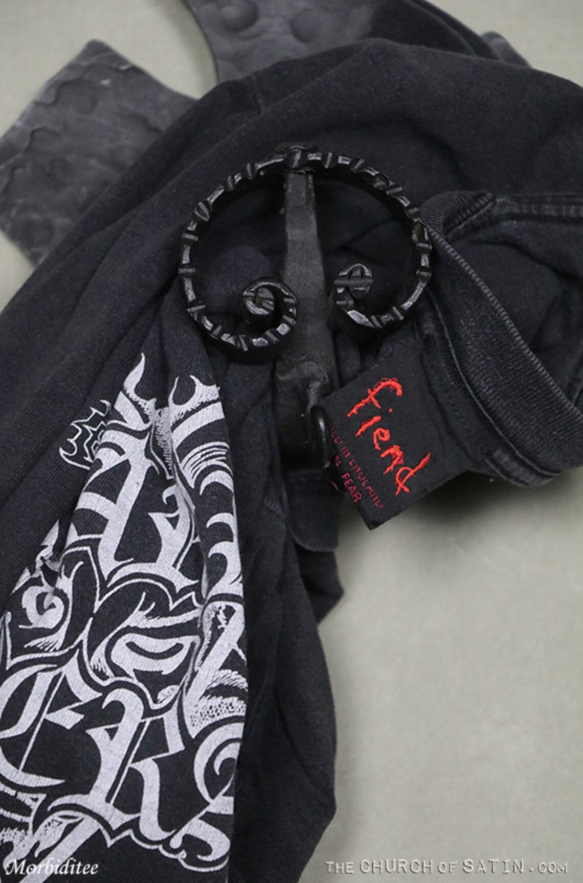 black funeral shirt