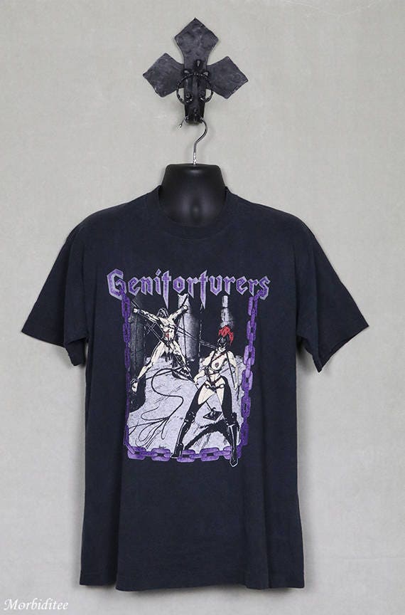 Genitorturers vintage & rare T-shirt, black tee sh