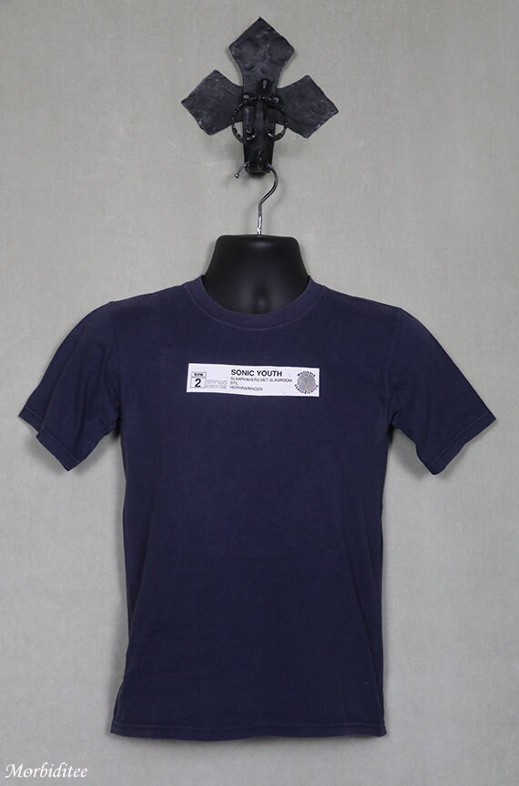 Sonic Youth t-shirt, vintage rare SYR tee shirt, M
