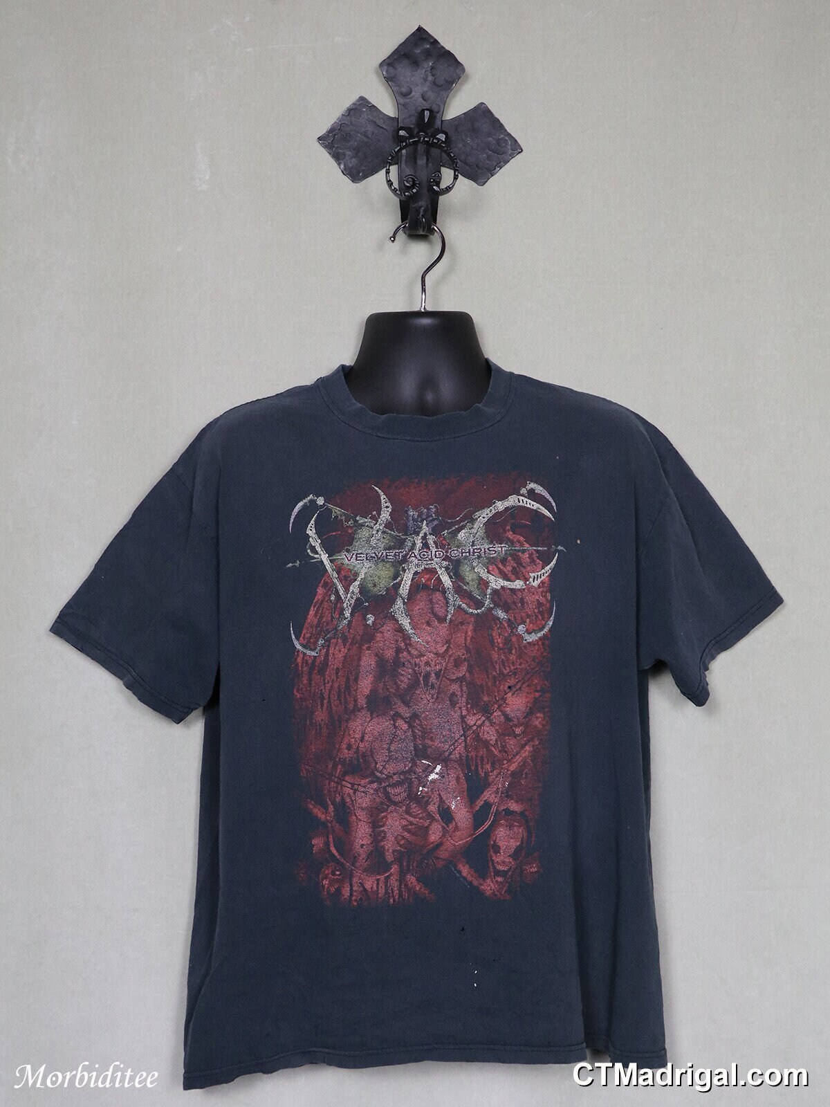 Buy Velvet Acid Christ Shirt Vintage Rare T-shirt Skinny Puppy Online in  India - Etsy