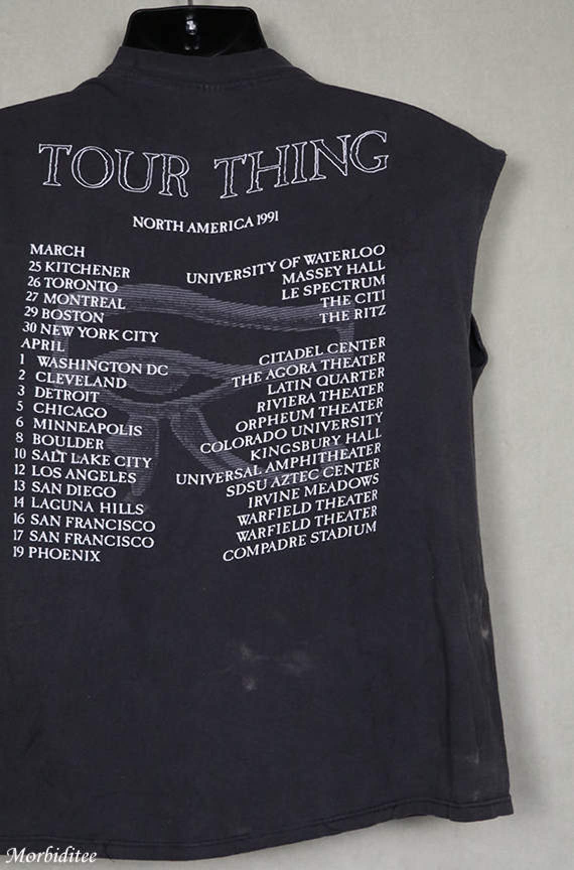 Sisters of Mercy Tour Thing Tour Tshirt Vintage and Rare Etsy