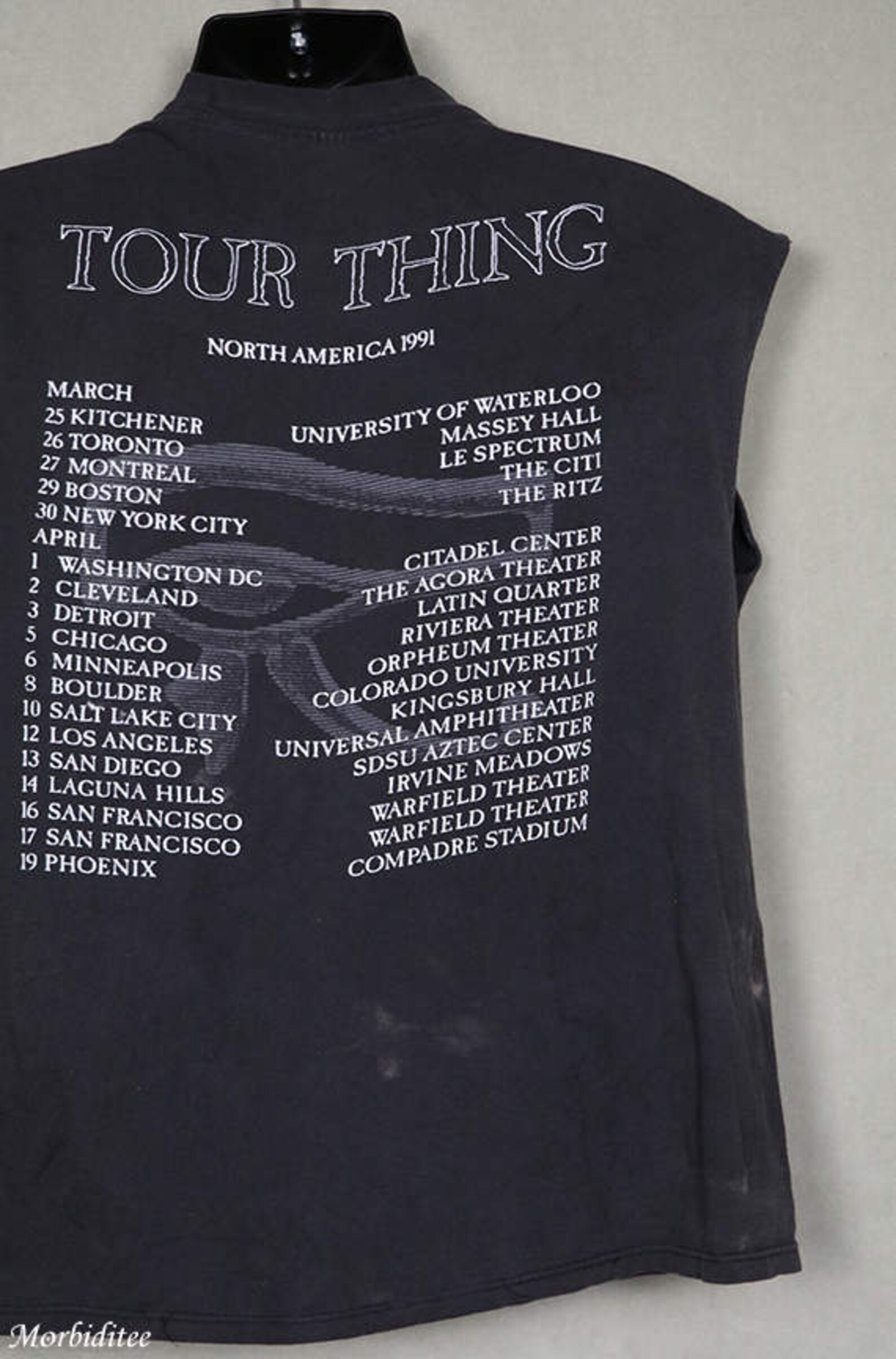 Sisters of Mercy Tour Thing Tour T-shirt Vintage and Rare | Etsy