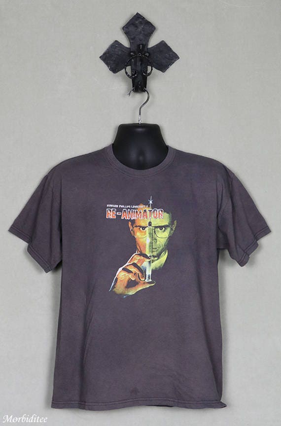Re-animator horror movie t-shirt, vintage tee shir