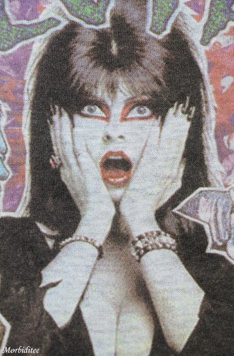 Elvira T-shirt Vintage Rare Tee Shirt Vampire Dracula - Etsy