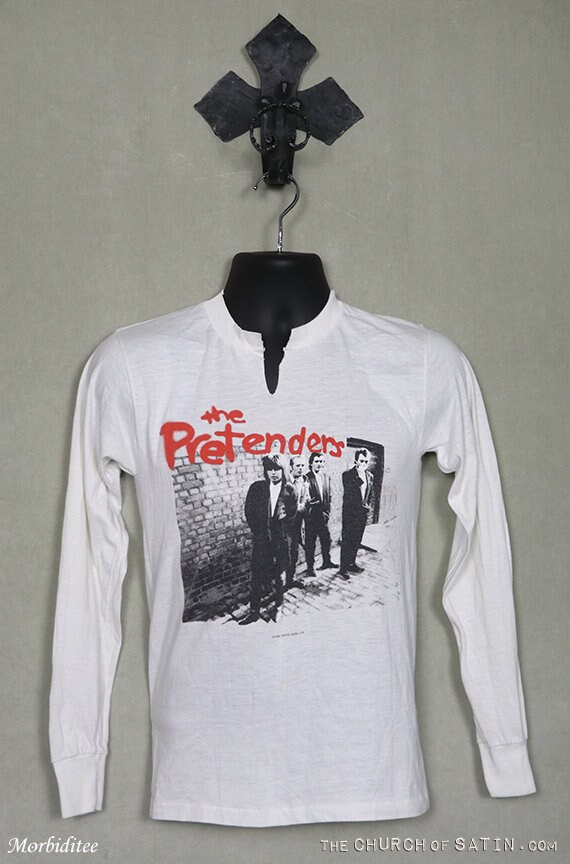 Pretenders vintage rare 1984 U.S. tour T-shirt, lo