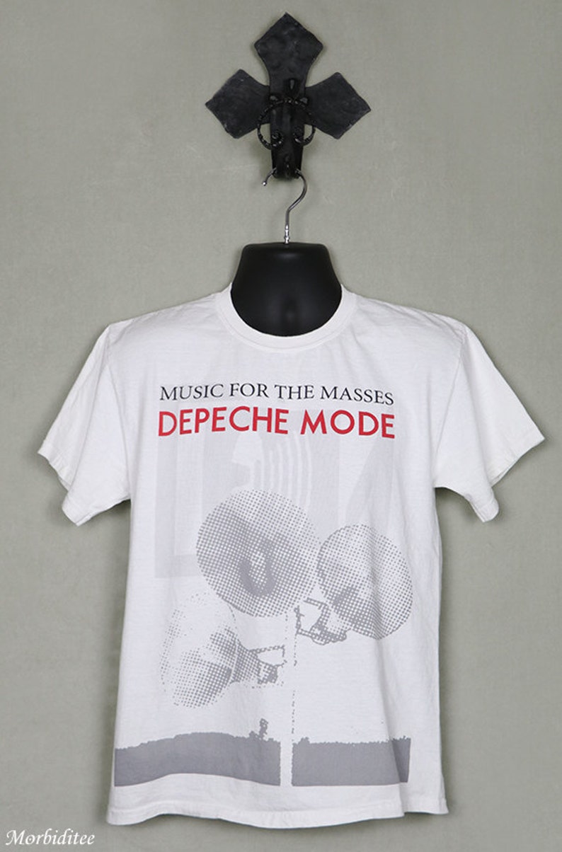 depeche mode t shirt music for the masses