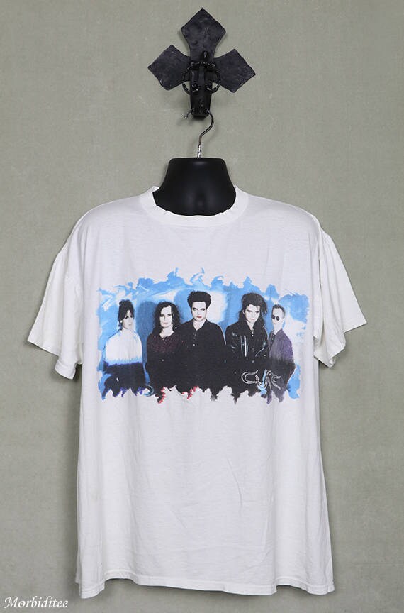 The Cure, Wish tour vintage rare T-shirt, 1992, wh