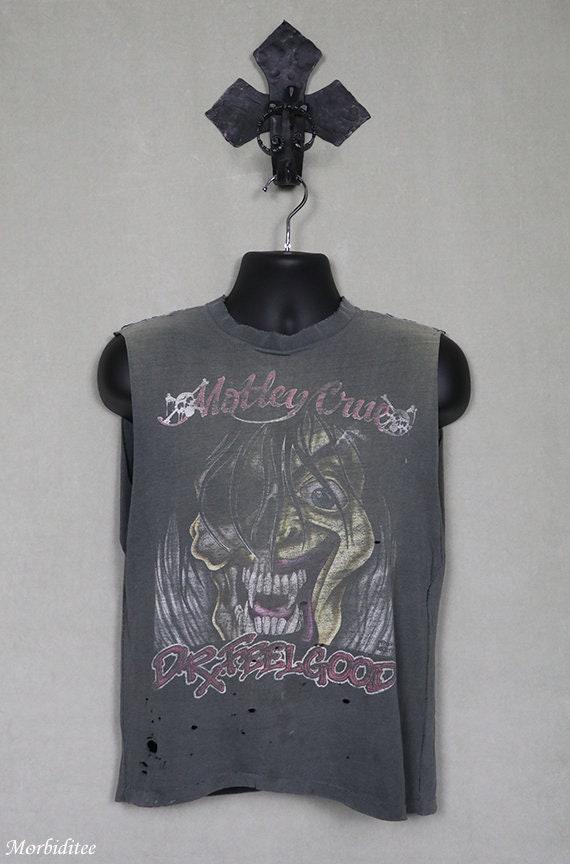 Motley Crue vintage rare t-shirt, Dr Feelgood tour